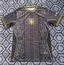 25-26 Brazil Black Special Edition Fans Soccer Jersey