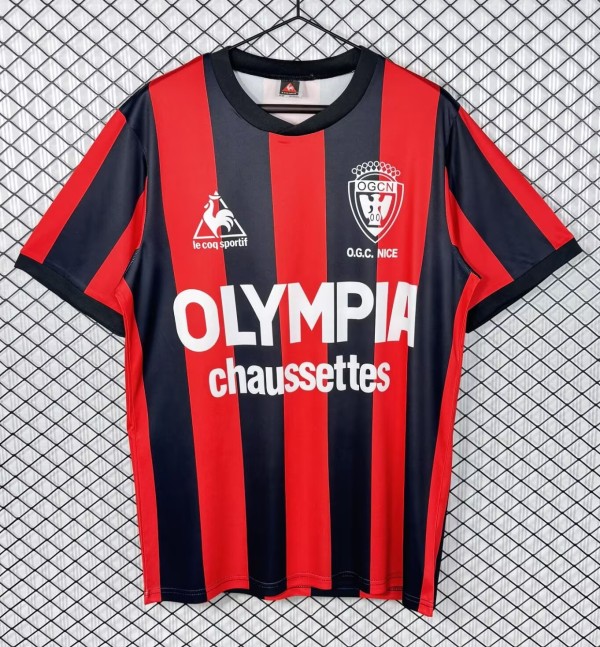 1977-1978 Nice Home Retro Soccer Jersey