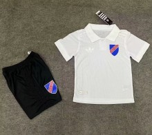 25-26 Colo-Colo 100th Anniversary White Kids Soccer Jersey*蓝队标