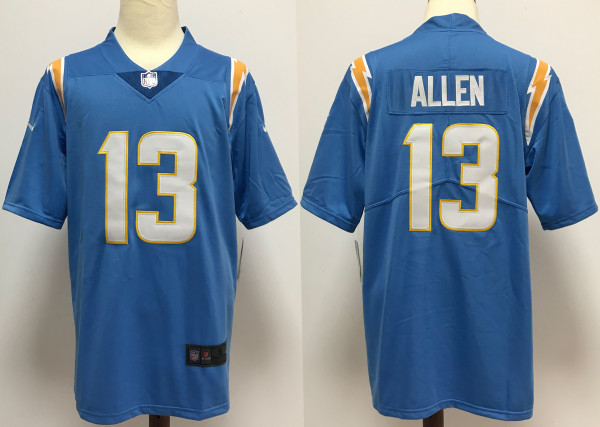 2025 NFL Los Angeles Chargers New Pattern Jersey