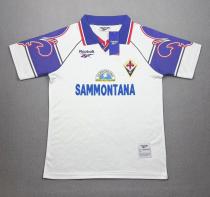 1995-1997 Fiorentina Away White Retro Soccer Jersey 1995-1997 Fiorentina Away White Retro Soccer Jersey