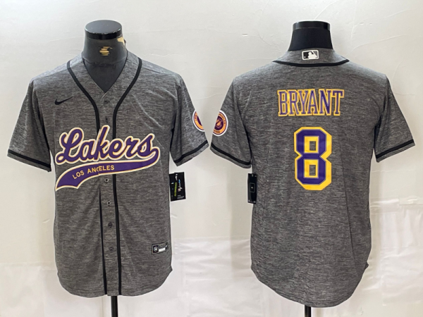 2025 MLB Los Angeles Lakers New Pattern Jersey