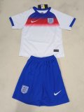 25-26 England Home Kids Soccer Jersey