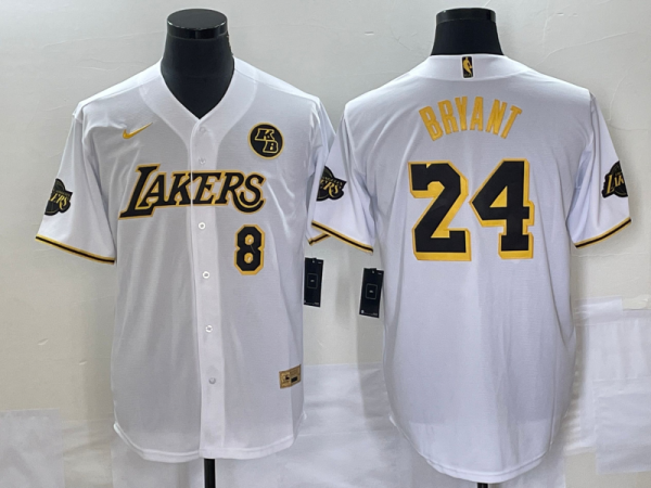 2025 MLB Los Angeles Lakers New Pattern Jersey