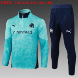 25-26 Marseille High Quality Kids Half Pull Tracksuit