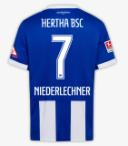 24-25 Hertha Berlin Home Fans Soccer Jersey
