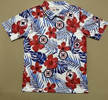 2024 Cruz Azul Blue Red Polo Short Sleeve