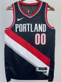22-23 Trail Blazers HENDERSON #00 Black Top Quality Hot Pressing NBA Jersey