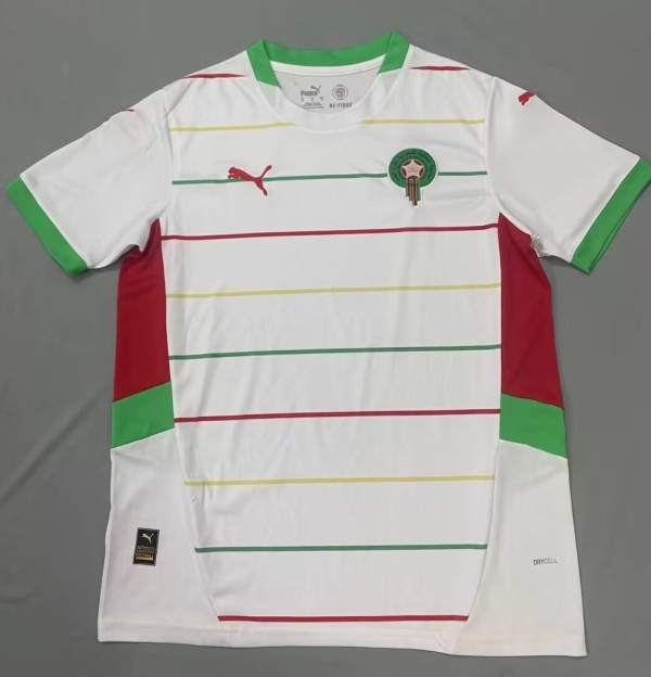 24-25 Morocco Away Fans Soccer Jersey