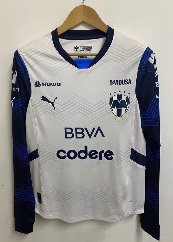 24-25 Monterrey Away Long sleeves Player Version Soccer Jersey