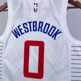 22-23 Clippers WESTBROOK #0 White Top Quality Hot Pressing NBA Jersey