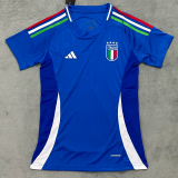 2024 Italy European Cup Home Women Fans Soccer Jersey