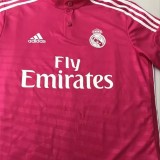 2014-2015 RMA Away Pink Retro Soccer Jersey