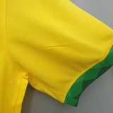 2020 Brazil Home Yellow Fans Soccer Jersey