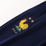 24-25 France High Quality Half Pull Tracksuit