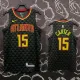 HAWKS CARTER #15 Black Top Quality Hot Pressing NBA Jersey