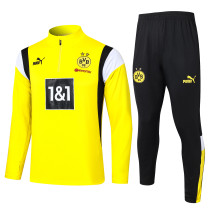 23-24 Dortmund High Quality Half Pull Tracksuit