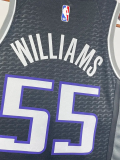 22-23 Kings WILLIAMS #55 Black Top Quality Hot Pressing NBA Jersey (Trapeze Edition)