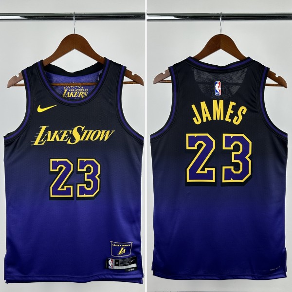 24-25 Lakers Top Quality Hot Pressing NBA Jersey