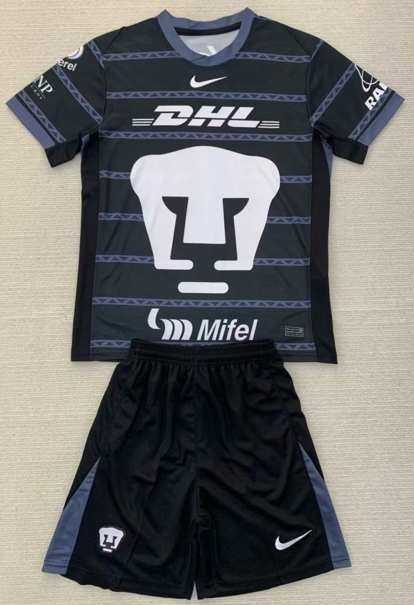 24-25 Pumas UNAM Black GoalKeeper Adult Suit