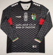 2024 Palestine Away Long sleeves Fans Version Soccer Jersey