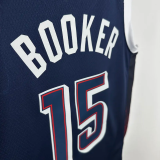 2024 Olympic Game USA BOOKER #15 Dark Blue Basketball Jersey