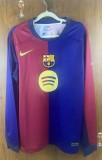 24-25 BAR Home Long sleeves Soccer Jersey