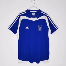 2004 Greece Home Retro Soccer Jersey