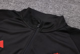 23-24 Man Utd High Quality Half Pull Tracksuit