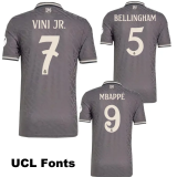 24-25 RMA Third Kids Player Version Soccer Jersey