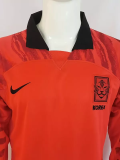 22-23 Korea Home World Cup Long Sleeve Soccer Jersey (长袖 球迷)