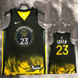22-23 WARRIORS GREEN #23 Black City Edition Top Quality Hot Pressing NBA Jersey