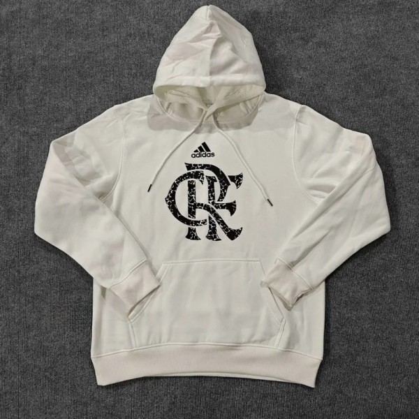 2024 Flamengo White Fleece Hoodie