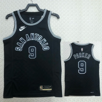 22-23 SA Spurs PARKER #9 Black Top Quality Hot Pressing NBA Jersey (Retro Logo) 22-23 SA Spurs PARKER #9 Black Top Quality Hot Pressing NBA Jersey (Retro Logo)