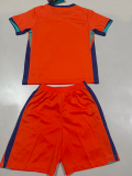 2024 Netherlands European Cup Home Kids Soccer Jersey