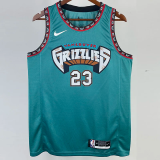 Grizzlies ROSE #23 Blue Top Quality Hot Pressing NBA Jersey