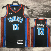 22-23 OKC GEORGE #13 Black Top Quality Hot Pressing NBA Jersey 22-23 OKC GEORGE #13 Black Top Quality Hot Pressing NBA Jersey