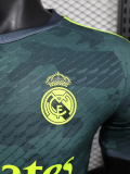 24-25 RMA Green Grey Special Edition Player Version Soccer Jersey