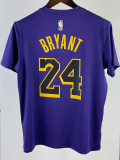 2023 LAKERS BRYANT #24 Purple Quick drying T-shirt (Trapeze Edition) 飞人版