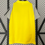 24-25 Flamengo Yellow Gray Polo Short Sleeve