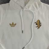 2024 JUV White Fleece Hoodie