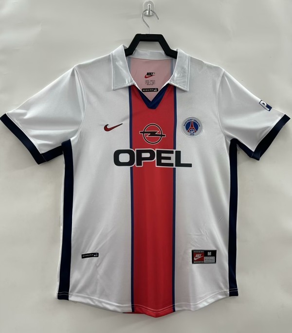 1998-1999 PSG Paris Away Retro Soccer Jersey