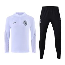 23-24 Sporting Lisbon High Quality Half Pull Tracksuit 23-24 Sporting Lisbon High Quality Half Pull Tracksuit