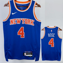 22-23 KNICKS ROSE #4 Blue Top Quality Hot Pressing NBA Jersey 22-23 KNICKS ROSE #4 Blue Top Quality Hot Pressing NBA Jersey