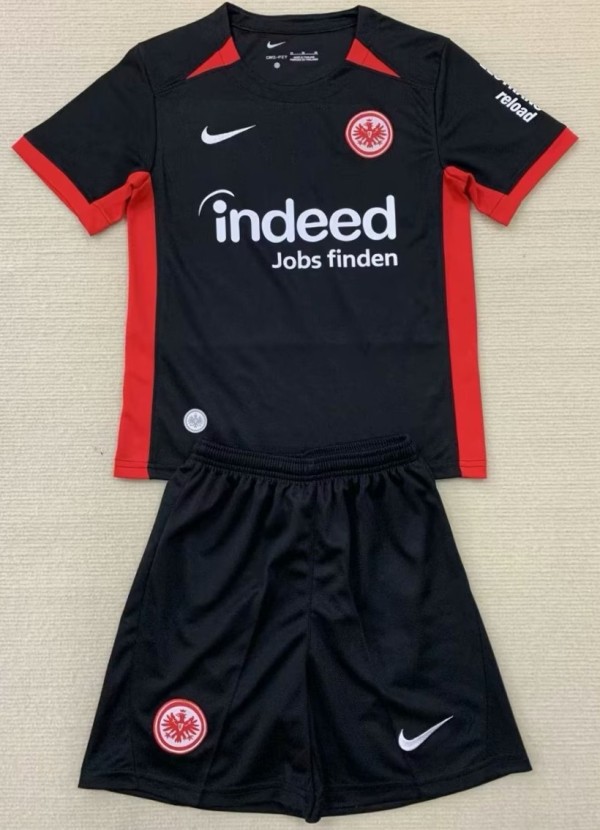 24-25 Frankfurt Away Fans Kids Soccer Jersey
