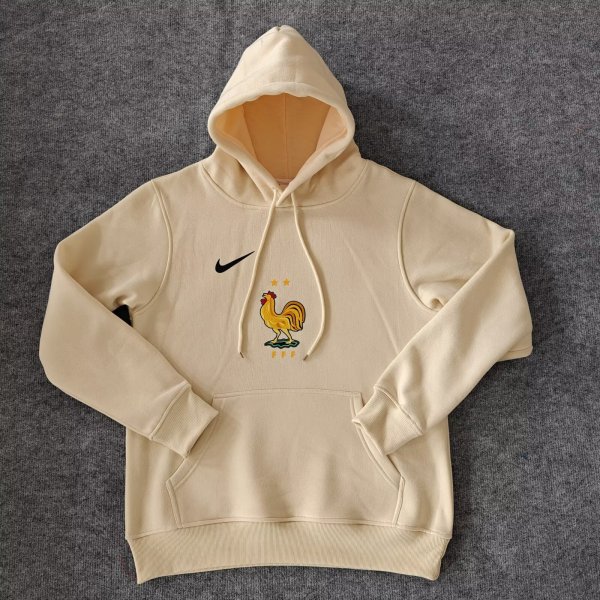 2024 France Apricot Fleece Hoodie