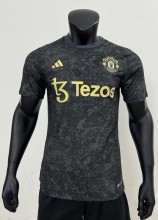 24-25 Man Utd Black Special Edition Player Version Soccer Jersey