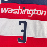 22-23 Wizards BEAL #3 Red Top Quality Hot Pressing NBA Jersey