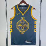 2023 WARRIORS XI #8 Grey Green Top Quality Hot Pressing NBA Jersey