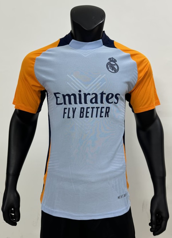 24-25 RMA Blue Orange Player Version Training shirts